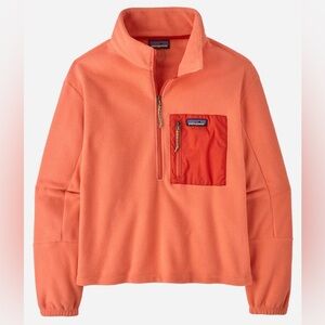 Patagonia Women’s Microdini 1/2-Zip Fleece Pullover (Coho Coral)
